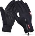 Handsker | touchscreen | vandtætte | fleece | unisex | sort | størrelse S