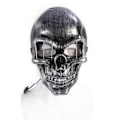 Miniatyrbillede 1 af 5: LED-lysende maske, kranieform, lysmaske, dansefester, bar-dansemaske, PP-masker