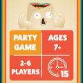 Pikkukuva 2 / 6: Exploding Kittens Throw Throw Burrito -korttipeli aikuisille, teini-ikäisille ja lapsille, väistöpallokorttipeli, englanninkielinen
