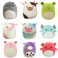 Miniatyrbillede 2 af 5: 20 cm Squishmallow Plysjlegetøj Dukke Pude Gave Frø Grøn