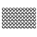 Pikkukuva 3 / 5: 60 kpl Kalastussauvan Rakennus Silikoninen Joustava Käämityskiekko Pukeutumisrengas Trimmi Rengas Adapteri 9.5MM