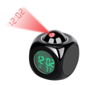 Miniatyrbillede 1 af 3: Projektor Vækkeur Digitalt ur Projektor i loftet med stemme Talking Temperatur Display