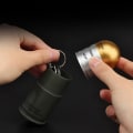 Miniatyrbillede 3 af 5: M433 HEDP 40 mm patron Dummy granat model Mini case sort 2 stk black 2 pcs