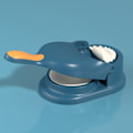 Miniatyrbild 1 av 5: 2 i 1 DIY Dumpling Maker Dumpling Skin Press Dough Presser Mol Blå one size Blue one size
