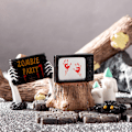Pikkukuva 3 / 8: Halloween-koristehahmo Miniatyyri Piirretty Muumio Kallo Mikro La A8 onesize A8 onesize