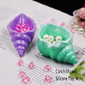 Miniatyrbilde 2 av 5: Silikonkonkformad form Creative DIY Making Epoxy Resin A2