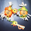 Pikkukuva 3 / 3: Halloween-haamu-pelätin riippuva noita pystysuora kurpitsa nauha