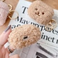 Miniatyrbilde 5 av 5: Plysjdeksel for Airpods 1 2 med nøkkelring