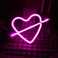 Miniatyrbillede 1 af 3: LED Neonlys Skilte Neonlys Vægslampe Soveværelsesindretning Smet
