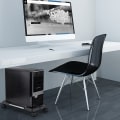 Miniatyrbilde 4 av 5: CPU-stativ PC-vogn Datamaskin CPU-holder Tårnstativ med 4 hjul Svart