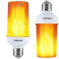 Miniatyrbillede 1 af 5: Led Flame Effect Glødepærer - 4 tilstande Led Flimrende Fire Flame med op og ned effekt, Simuleret