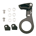 Miniatyrbilde 1 av 5: Sykkelkjedeguide MTB 1X System ISCG 03 ISCG 05 BB-aksel Postmontert maskinbearbeidet anodisert enkelplate MTB sykkelgirguide Black BB