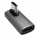 Pikkukuva 1 / 5: Usb-C 90 Asteen Sovitin 40Gbps Oikea Kulma Type-C Sovitin Uros Naaras Sivutaivutus Jatke PD240W Nopea - 8K60Hz UHD8K null - C