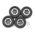 Miniatyrbillede 1 af 11: Holdbare R/C Crawler Hjul Dæk Nav & Dæk 4 stk./ Sæt til WPL 1:12 4x4WD