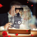 Miniatyrbild 2 av 5: Anpassad Spotify-plakett med text, anpassad nattljus8,6 x 5,9 tum Anpassad Spotify-plakett Personlig S