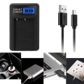 Miniatyrbillede 2 af 5: EN-EL9 EN-EL9A LCD Single Batterilader til Nikon D40 D40x D60 D3000 D5000 Kamera Opladningsdock Tilbehør