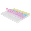 Miniatyrbilde 2 av 7: Multifunksjons Diamant Håndverk Ring Ørepynt Pigment Holder Display Case L