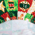 Miniatyrbild 8 av 8: 4/6-pack Julstolsöverdrag, 17,7 tum Stretchöverdrag för Matstolar, Julgransdekoration 4pcs #-3