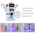 Miniatyrbilde 9 av 11: Elektronisk smart romdansende robot med musikk blinkende LED-lys gående leker gave til barn