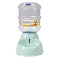 Miniatyrbilde 1 av 11: Automatisk hundematere i plast, vannflaske, katteskål, fôring og drikking, vanndispenser for hund, kjæledyrmatskål, kjæledyrutstyr Green Water Feeder
