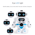 Miniatyrbilde 11 av 11: Elektronisk smart romdansende robot med musikk blinkende LED-lys gående leker gave til barn
