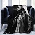 Miniatyrbillede 1 af 5: Jensen Ackles Filt Lammeuld Filt 3D Print Plys Filt Sengelinned Dekor Filt Til Stue Soveværelse Soveværelse Indretning -s145 50x40in 125x100cm