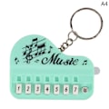 Miniatyrbillede 1 af 8: Bærbar musikinstrument Legetøjspiano Nøglering Mini Elektronisk A4 onesize A4 onesize