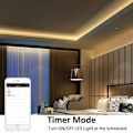 Miniatyrbilde 4 av 4: Trådløs dimmbar LED-stripe-kontroller Varmt hvitt/Kaldt hvitt Styrt av WiFi/App Fungerer med Alexa Dimmer-kontroller for Android/iOS System Sunmostar