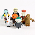 Pikkukuva 1 / 3: 7x Painajainen Ennen Joulua Jack Skellington Actionfiguuri 7kpl