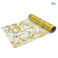Miniatyrbillede 8 af 8: Hot Stämpling Folie Sølv Folie Mesh Bord Dekoration Baggrund A4 one size A4 one size