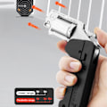 Miniatyrbillede 5 af 7: Legering venstre hjul metal model foldbar foldbar spøgelse switch- Hvid One Size White One Size
