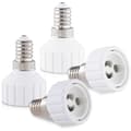 E14 till GU10 Sockeladapter Konverteringsset om 4 för Halogen LED-lampor