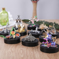 Miniatyrbild 2 av 5: Magnetisk Skulptur Free Swing Magnet Leksak DIY Heminredning Ma ONESIZE