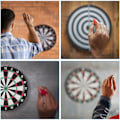 Pikkukuva 5 / 5: 3-osainen integroitu dart-runko ja -kärki, kevyt dart-setti