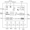 Miniatyrbillede 2 af 4: Digital varmetermostat med 2-leder tilslutning og 6+2 programmering