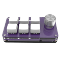 Miniatyrbilde 1 av 6: Keys Tilpasset Programmering Makro Tastatur Kopier Lim Inn Mini Knapp Tastatur Lilla
