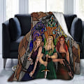 Miniatyrbillede 1 af 5: Superblød Sarah J. Maas Girls Micro Fleece-tæppe, velegnet til sofatæpper til voksne og børn, sengetæpper, der passer perfekt til soveværelset 50x40in 125x100cm