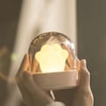 Miniatyrbillede 4 af 5: En lyserød tegneserie sød katteklolampe musik USB genopladelig natlampe soveværelse seng sove lys gave