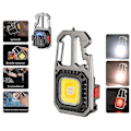 Miniatyrbillede 2 af 5: Mini Bright Light Bærbar Lommelygte Sort+Magnet
