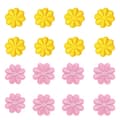 Broderad patch, patch-16 stycken (gul/rosa) C