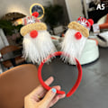 Miniatyrbillede 1 af 6: Fashion Jul Hat Pannband Jul Paljett Pannband Jultomte A5 one size A5 one size