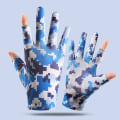 Miniatyrbilde 7 av 8: Sport Is Silk Riding Driving Handskar Två-finger fiskehandskar Gray 1 Gray 1
