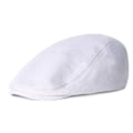 Miniatyrbillede 1 af 8: 1 stk. Bomuldshat Herr Dame Hue Blød Casual Basker Solid Unisex Re Hvid one size White one size