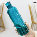 Miniatyrbilde 4 av 5: 500 ml vannflaske Lekkasikkert trykk Transparent høyborosilikat teserviseflaske for kontor (gul)