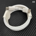 Miniatyrbillede 1 af 5: Høj kvalitet dobbelthoved PD 100W USB C til USB C Hurtigopladning D A3