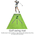 Miniatyrbillede 3 af 4: Golftræningsmåtte til sving Golftræningsmåtte vat Minigolf sæt