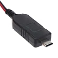 Miniatyrbillede 5 af 5: USB C til DC-kabel til AA LR6-batteri, Type-C-strømadapter med afbryder Udskift 4 stk. 1,5V AA-batterier til LED-lys