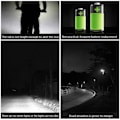 Miniatyrbilde 7 av 8: LED-sykkelbagasjelys, vanntett, for fjellsykler, bakre, se en størrelse A one size