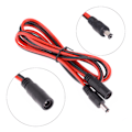 Miniatyrbillede 1 af 5: 16AWG DC-strømkabel 5,5 x 2,1 mm forbindelseskabel 12V Power Exten