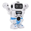 Miniatyrbilde 3 av 11: Elektronisk smart romdansende robot med musikk blinkende LED-lys gående leker gave til barn
